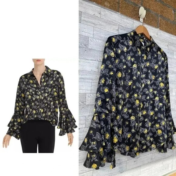 Cinq à SeptKirby Floral Silk Top medium